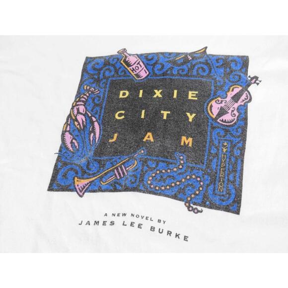 Hanes Other - Vintage 90’s Dixie City Jam Book Promo Graphic XL T-Shirt James Lee Burke